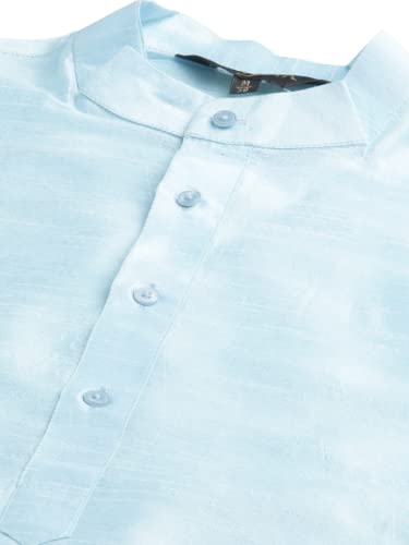 Image of SOJANYA (Since 1958, Men's Silk Blend Grey Kurta Pyjama & Silk Blend Jacket Combo
