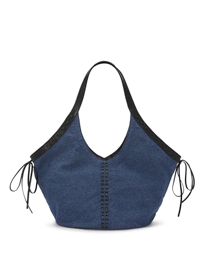 Sac à main Cryss-st2 Vince Camuto en denim noir élégant pour ranger une tablette