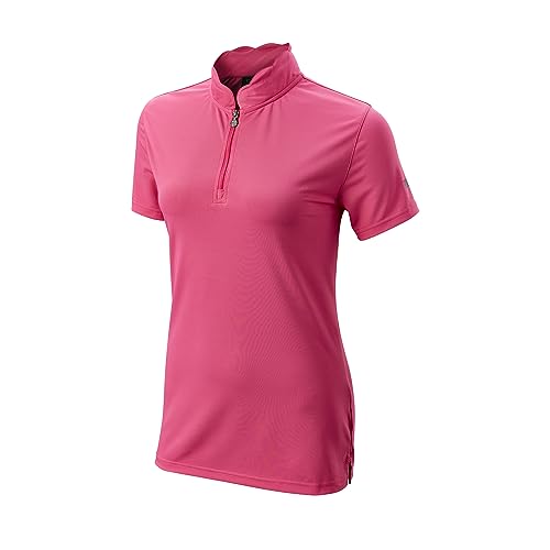Polo Wilson Ladies Scalloped Collar de diseño sofisticado y acabados textiles premium
