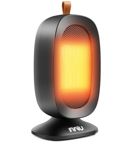 【Ymafly】 セラミックヒーター 小型 電気ファンヒーター 2025新登場 速暖 暖房器具 2段階温度調整 800W/300W 足元 転倒OFF 寒さ対策 寝室 トイレ 洗面所 オフィスに適用 黒