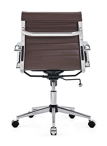 Carocc Office Chair With Lumbar Support Desk Chairs With Wheels Chairs For Office Desk (3011 Brown) #TOP4