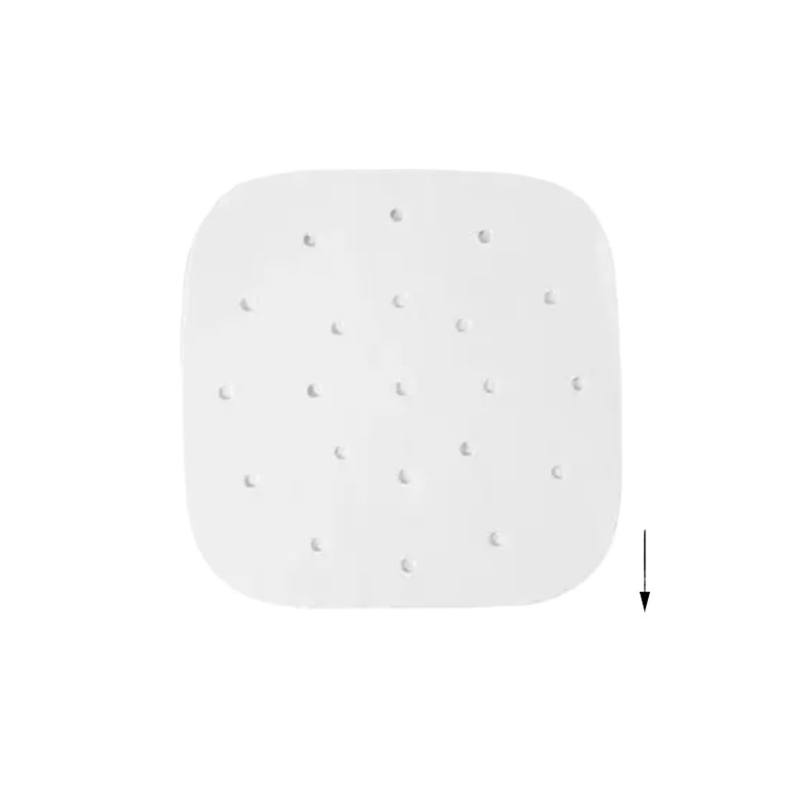 Papier pour friteuse à air antiadhésif et imperméable de 17cm - protection haute température