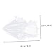 Healvian 2pcs Short Wedding Veil Double Layer Bridal Lace Applique Comb Fashion Wedding Veils for Women