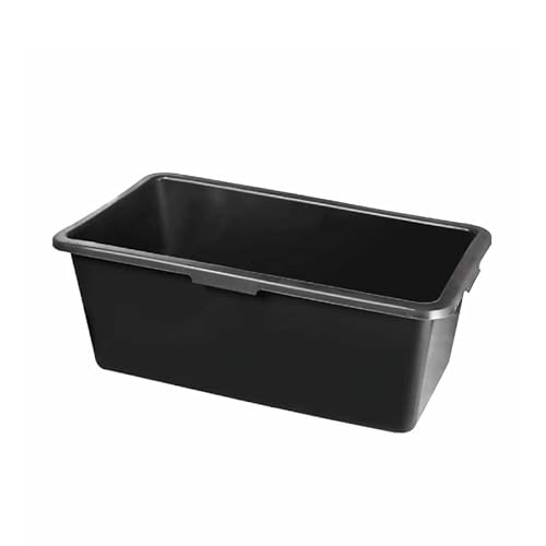 Strong Mixing Mortar Container 40/60/80 litres Tub Robust Plastic Plasterers Builders Bucket Planter Flower Pot Water Trough, 40 Litre