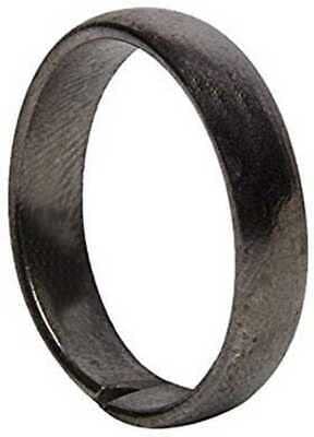 Image of Men's Black Horse Shoe Iron Ring - Adjustable