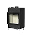 Produktbild Kaminofeneinsatz Kivik, Korpusfarbe: Schwarz - Abmessungen: 589 x 984 x 541 mm