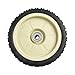 Heavy Duty Mower Wheels Lawn Mower Parts Front And Rear Mower Tires Manual Measurement Allowed Deviation Compatible With All Major Brands