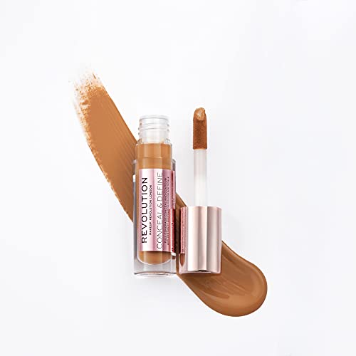 Image of Makeup Revolution Conceal and Define Concealer, C13 Dark Brown, 3.4ml