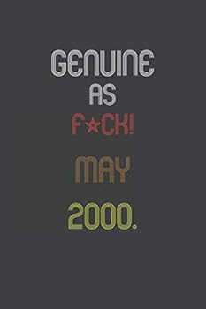Paperback GENUINE As F*ck MAY 2000. Notebook. Book