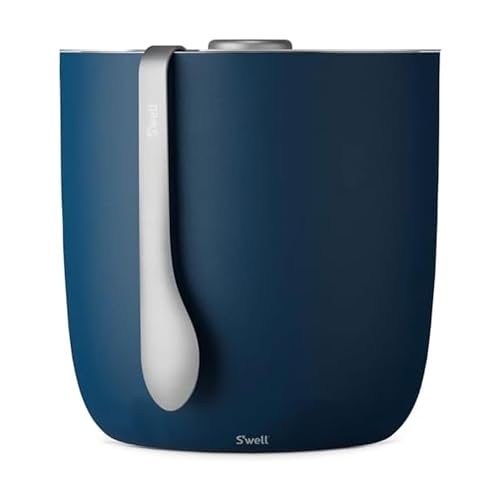 S'well Ice Bucket with Tongs, 68oz, Azurite