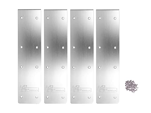 Kit finition margelles droites pour piscine bois rectangulaire - Ubbink