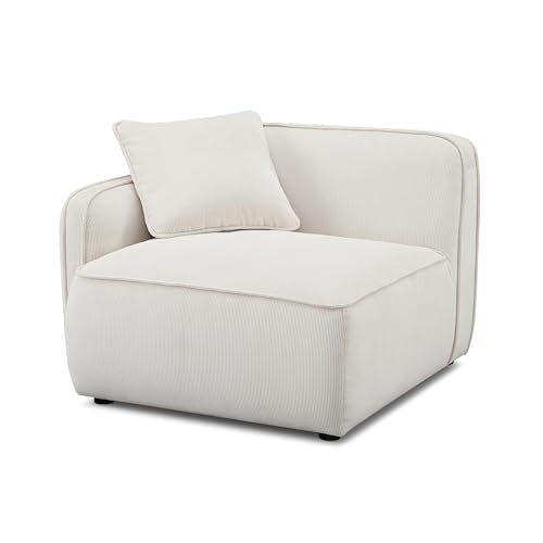 Sillón Plegable Corduroy Blanco miniatura 1