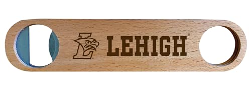 Lehigh University Mountain Hawks Engraved Wooden Bottle Opener Officially Licensed Collegiate Product Single