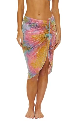 womens Tropea Shirred Skirt Dress, Casual, Beach Cover Ups for Women