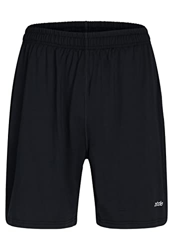 Short de sport homme noir ZEBDIA vêtement fitness entraînement short hybride léger