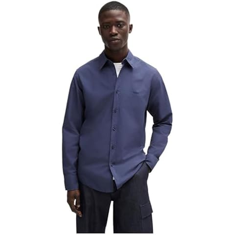 BOSS Relegant 6 Regular-fit Cotton Shirt Cover