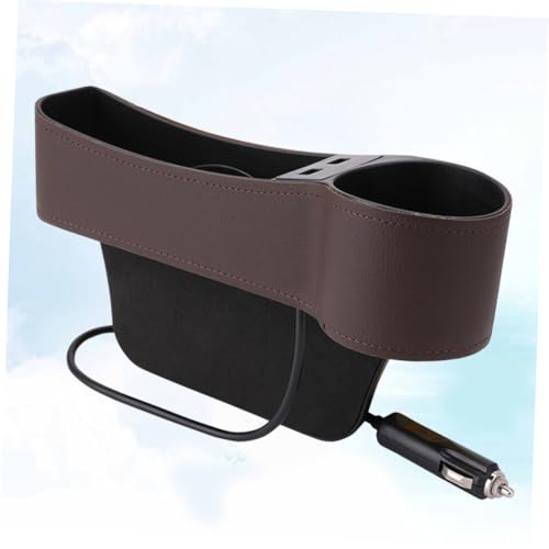 Organisateur espace inter siège auto anti-chute d'objets avec double USB