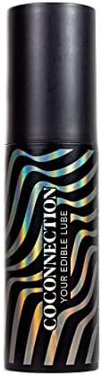 Body Connection Lubricant Oil 100% Organic Coconut Oil with Vitamin A & E - for Sex, Foreplay, or Massages - Safe for Sensitive Skin - Your Edible Lube - 60ml / 2oz