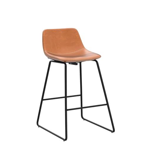 Image of HeuGah Bar Stools Set of 2 with Backs, Modern Bar Stools for Kitchen Island