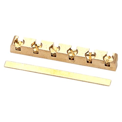 Sillet de guitare en cuivre réglable Homoyoyo pour corriger la hauteur de corde