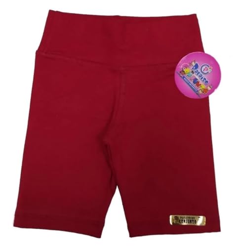 Kit 3 Bermudas Ciclista Cotton Menina 10 Ao 16 Cor variada (10)