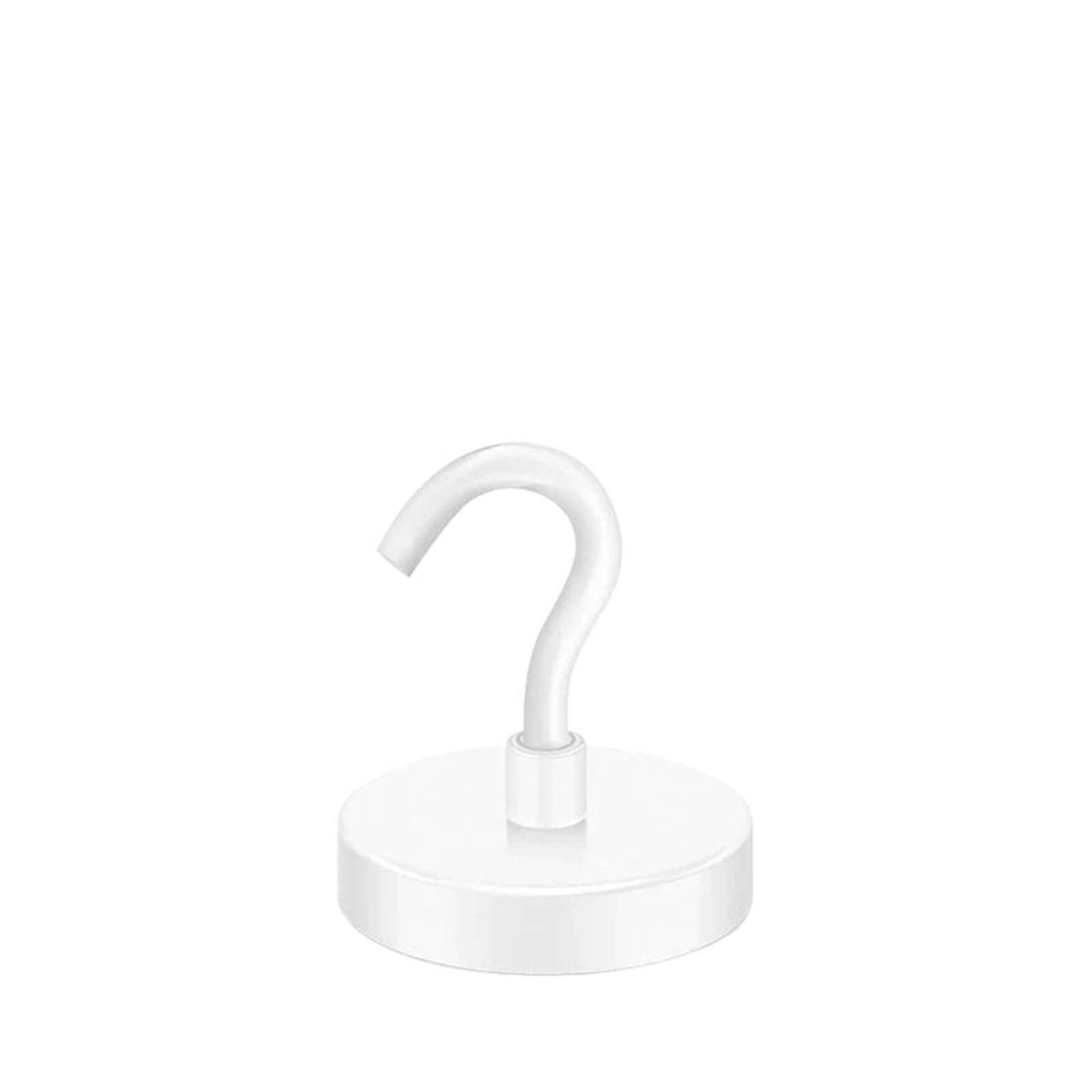 Ganchos magnéticos resistentes de color blanco for aulas, refrigeradores, for colgar, cabañas, parrillas, cocinas, garajes, lugares de trabajo y oficinas, etc.(White SNE25,10PCS)