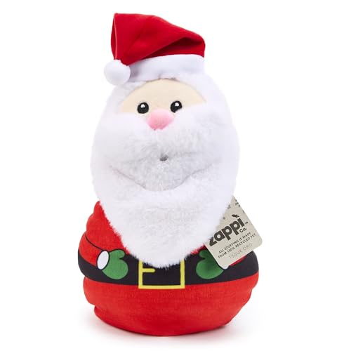 Zappi Co Juguete de Peluche de Papá Noel: decoración Suave y acogedora de Santa Claus (25 cm de Altura), Ideal para decoración Festiva, pequeña Idea de Regalo.