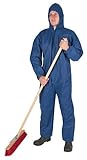 ca. 55 g/m² Kerbl 3432 Polypropylen Einweg Overall, Größe L, blau