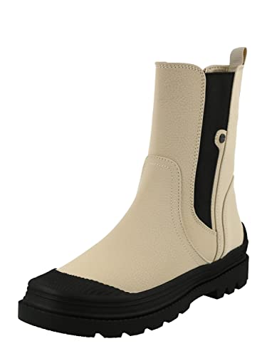 ESPRIT Modischer Damen Chelsea-Stiefel, 270 Beige, 38 EU