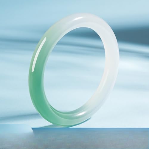 Natural Jadeite Bracelet for Women Bangle, Semi-Mountain Semi-Water Gradient Ice Design, Suitable for Women's Festival Gifts2