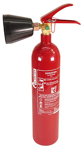 CO² Feuerlöscher 2 kg Schneerohr (GS-2X mit Prüfplakette von HausundWerkstatt24)