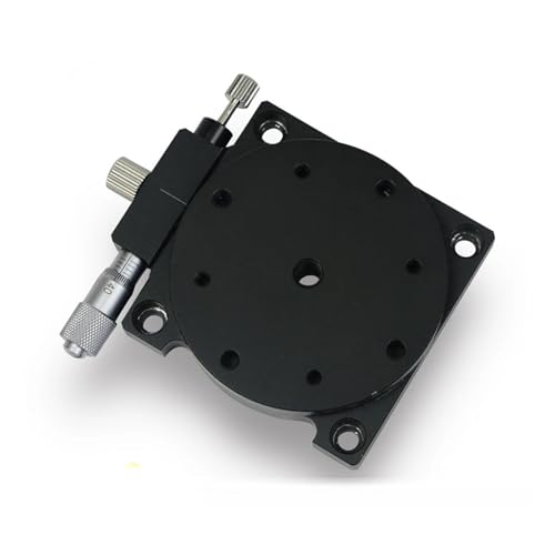 Glissière rotative manuelle RS60-L, support rotatif mécanique pour réglage de l'axe R