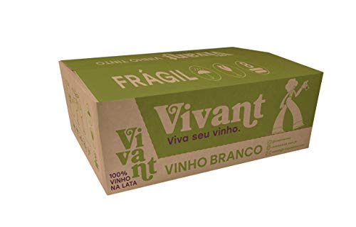 Caixa com 24 Unidades de Vinho Branco Vivant Wines
