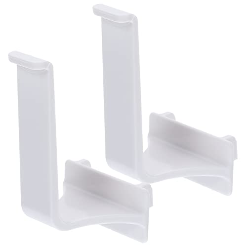 ERINGOGO Pegboard Cup Holder Mount 2 Pack White Mug Hooks Toothbrush Cup Organizer Space-Saving Design