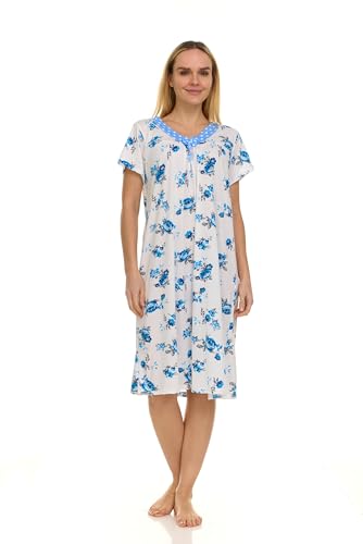 Image of Womens Nightgowns Sleepwear Soft Pajama Dress Nightshirts