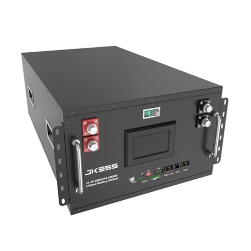 LVNOON JKESS Stackable Battery Pack Metal case Without Wheels 15kwh 48V 51.2V for LFP lifePO4 280AH 304AH 314AH Home Solar Energy Storage Box (No Battery Cell/BMS/LCD)