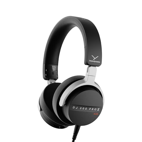 beyerdynamic DJ 300 Pro X Club  Auriculares Profesionales 2 en 1 para DJ con Copas Personalizables y diseño Cerrado para DJs Profesionales
