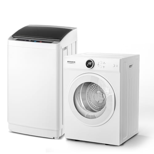 ROVSUN 17.8LBS Full-Automatic Washing Machine and...