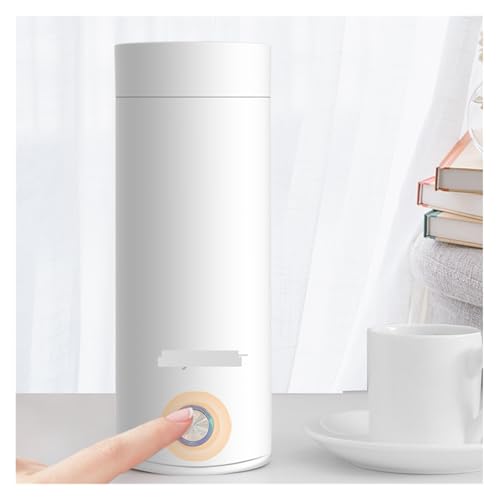 Tetera eléctrica portátil y compacta 0.4L 300W blanca miniatura 3