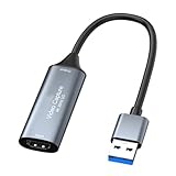 Compatible avec une entrée jusqu'à 4K à 30 Hz et une sortie 1080p à 60 Hz, ce boîtier offre un enregistrement et une diffusion vidéo fluides et nets. Idéal pour capturer des vidéos provenant de caméras, de consoles ou d'autres appareils HDMI.