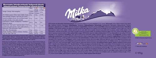 Milka Biscuit Cake, Soft Sponge with Chocolate Chip and Milk Chocolate Filling, 175g (Pack of 16 Boxes)