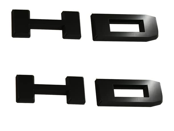 Image of 6Pcs Kits Sierra AT4 HD Overlay Emblems Door Rear Badge Compatible with 2019-2022 Sierra 1500 2500HD 3500HD (Black /Red)