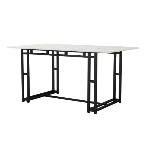 Table gain de place 120 cm avec pieds métal pour petits espaces - 7
