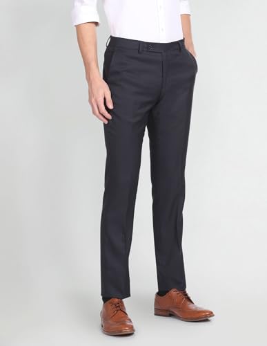 Image of Arrow Men's Mid Rise Regular Pants