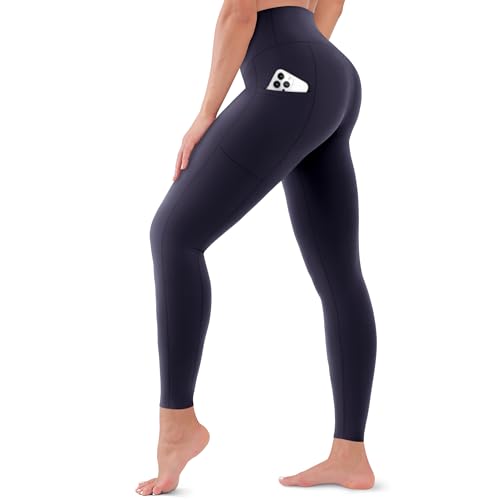 Blisset 1 Pack High Waisted Leggings for Women-Soft Athletic Tummy Control Pants for Running Yoga Workout Reg & Plus Size