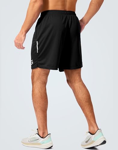 G Gradual Men's Gym Shorts 5"/7"/10" with Zipper Pockets Basketball Athletic Mesh Quick Dry Shorts for Workout Running Tennis2