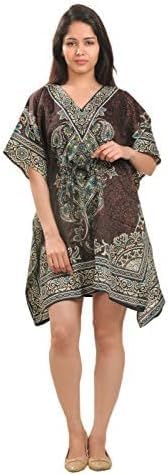 Cigain Women's Polyester Short Kaftans’-Caftan Dress Maxi Gown Top Night Dress - Review, Price and Buying Guide