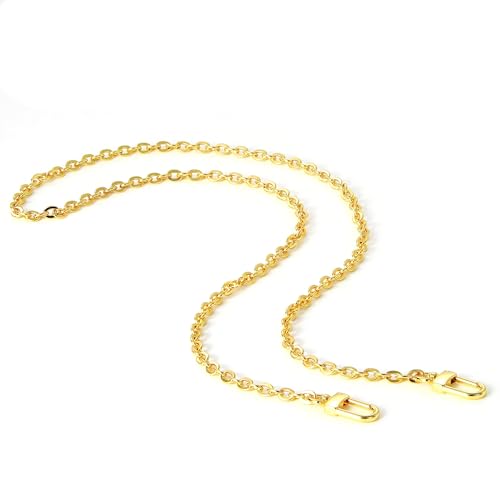 Image of jiesinlov Purse Chain Strap CrossBody Handbag Gold Chains Shoulder Bag Strap Replacement,with Metal Buckles (B 35.4in)