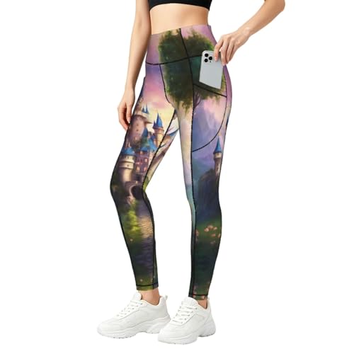 Legging femme pour la salle de sport et le quotidien motif magique