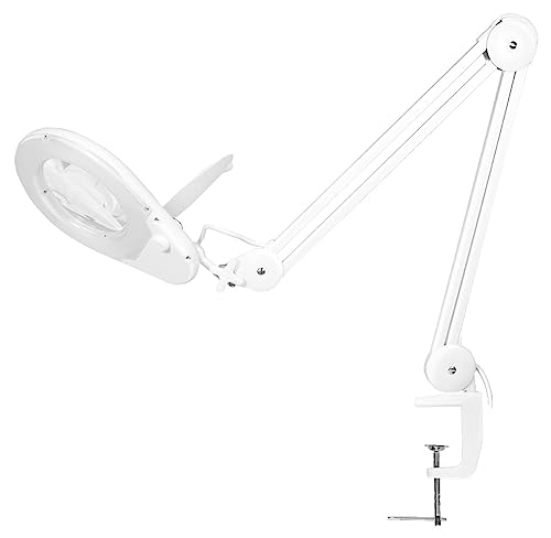 LogiLink WZ0058 - Lupenleuchte mit Klemmhalterung, 5 Dioptrien